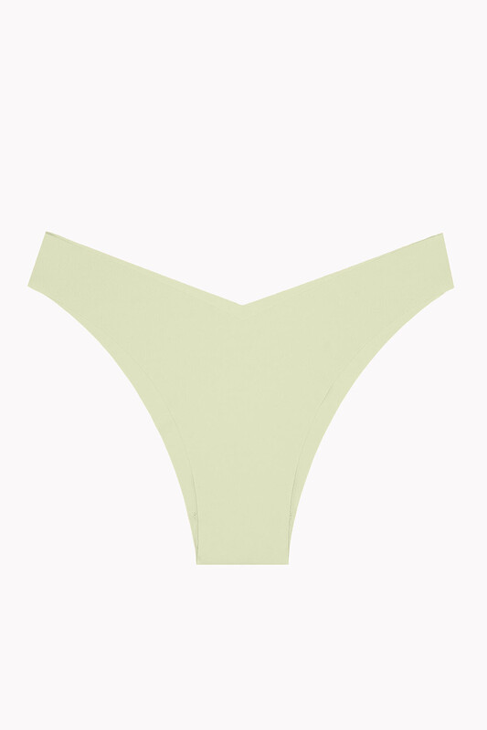 Açık Haki Mavi Lacivert 3'lü Lazer İz YapmazV Shape Brazillian Külot - NBB