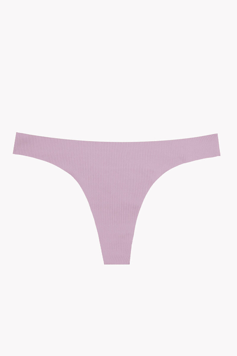 Açık Pembe Gül Kurusu Açık Kahve 3'lü Lazer Kesim Tanga - 3