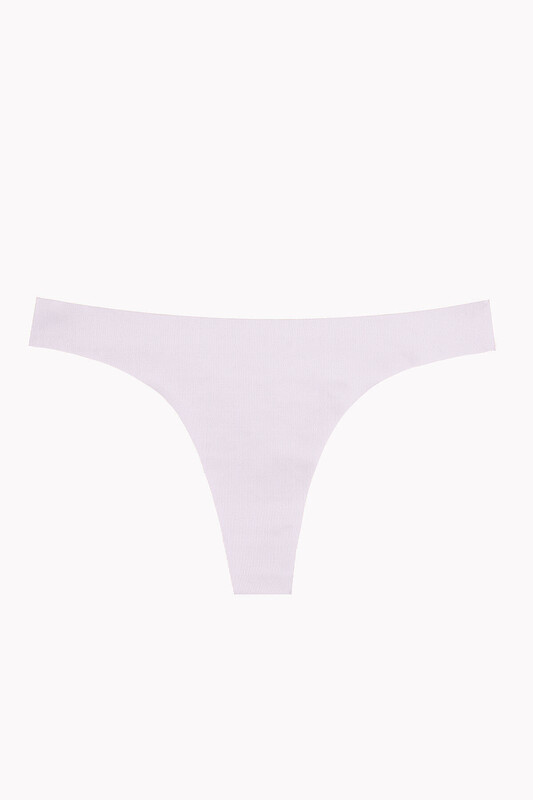 Açık Pembe Gül Kurusu Açık Kahve 3'lü Lazer Kesim İz YapmazTanga - NBB