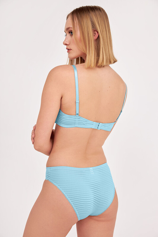 Bebek Mavisi Sierra Hafif Destekli Sütyen - LOYA (1)