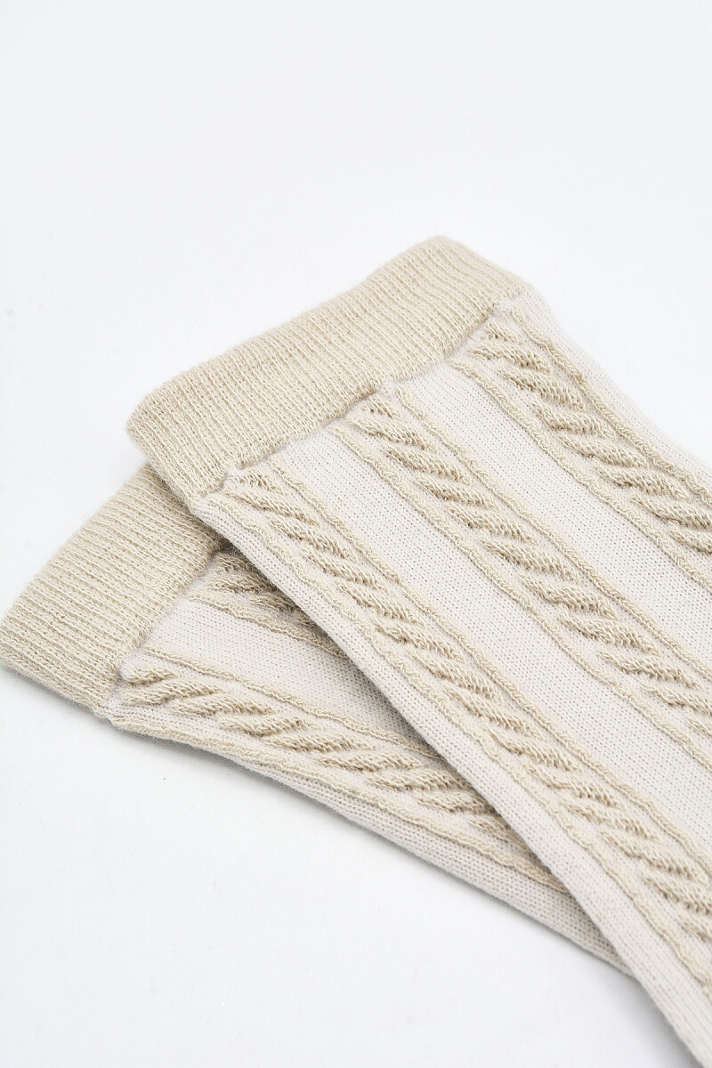 Bej Soket Çorap - 3