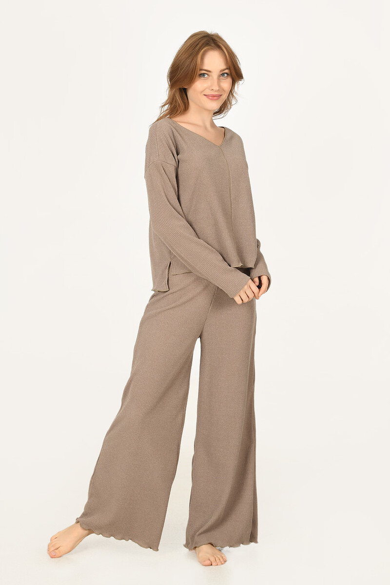 Bej Triko Sweatshirt - 2