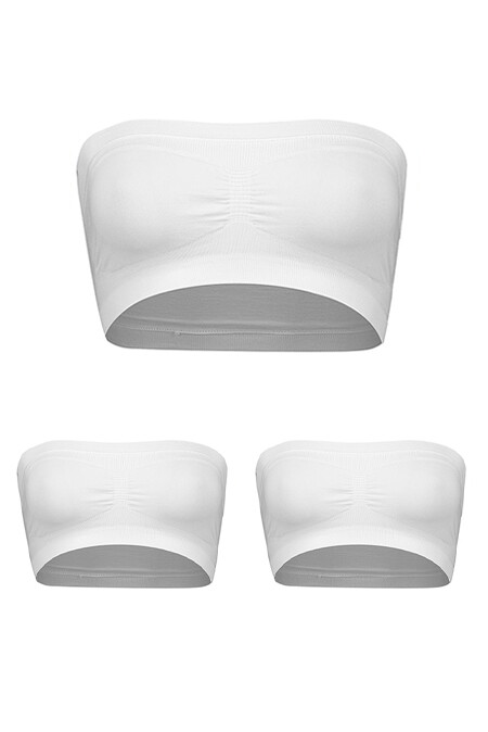 Beyaz 3'lü Büstiyer Taktel - LOYA (1)