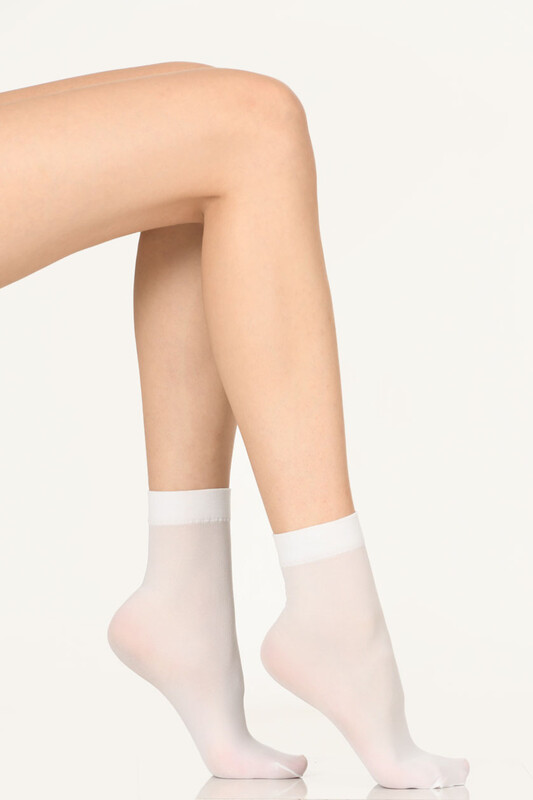 Beyaz 70 Soft Soket Çorap - Thumbnail