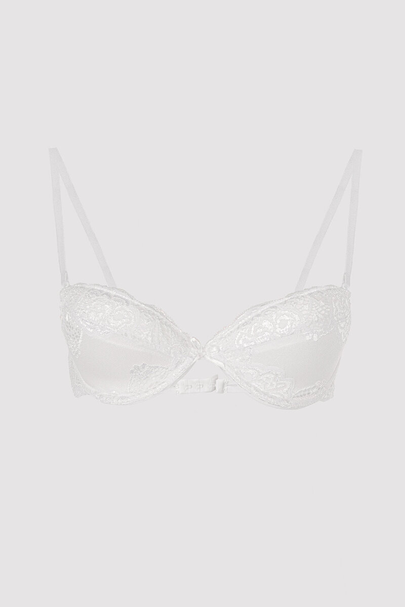 Beyaz Elastan Mikro Sütyen - 2