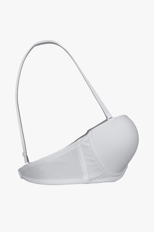 Beyaz Destekli Straplez Sütyen - NBB