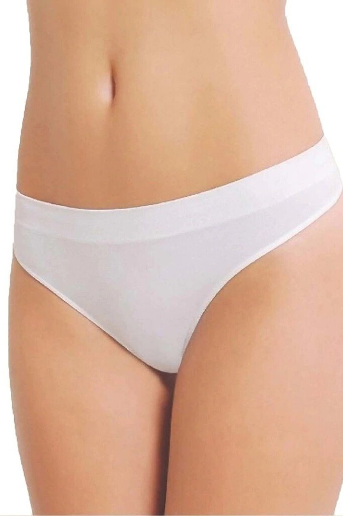 Beyaz Dikişsiz 3'lü String - 2