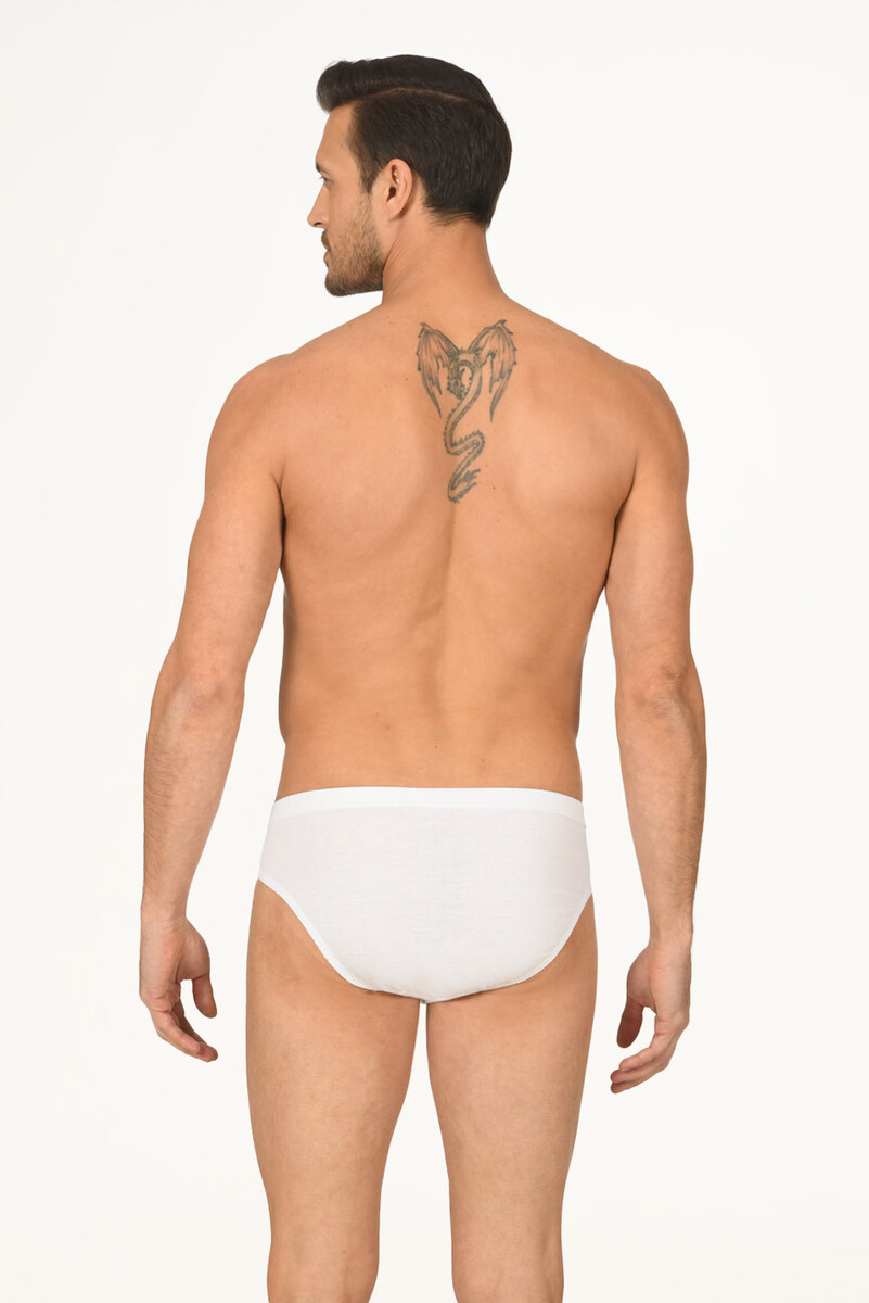 Beyaz Domenico Slip Külot - 2