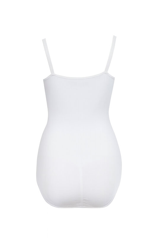 Beyaz Göğüs Altı Askılı Korse - NBB