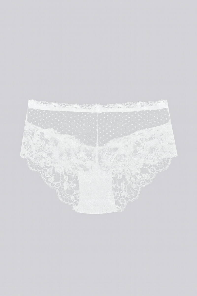 Beyaz Olea Dantelli Külot - 1