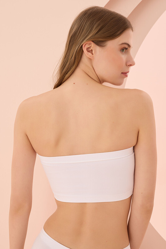 Beyaz Seamless Büstiyer - NBB