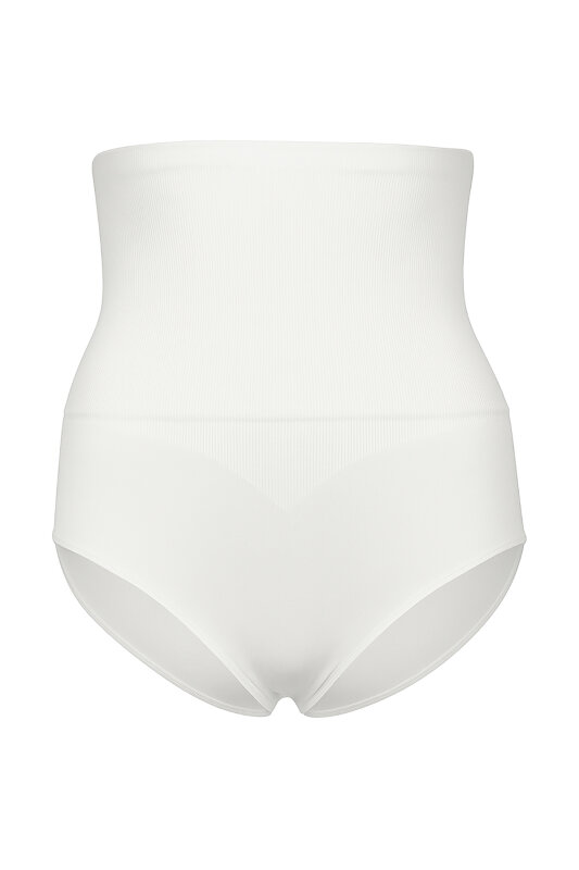 Beyaz Seamless Slip Karın Korse - NBB