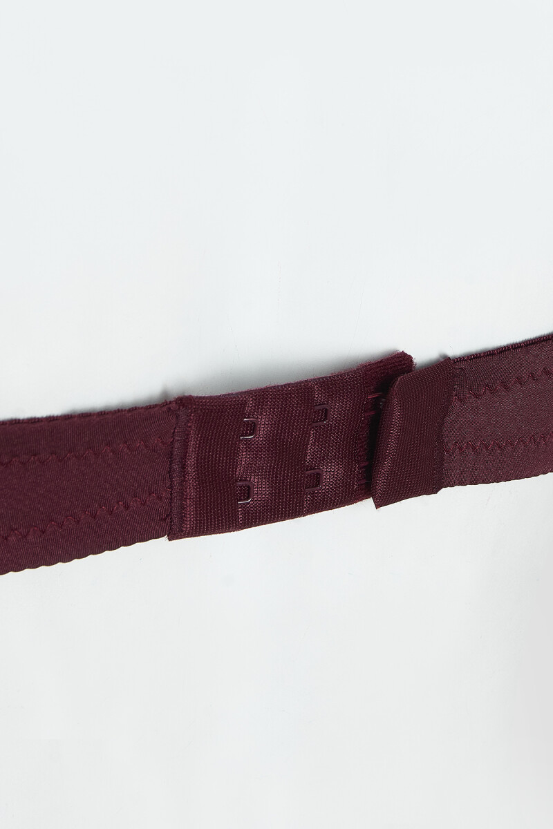 Bordo Luna Hafif Destekli Sütyen - 3