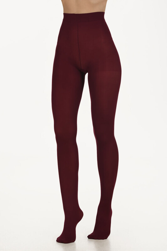 Bordo Soft Külotlu Çorap - 2