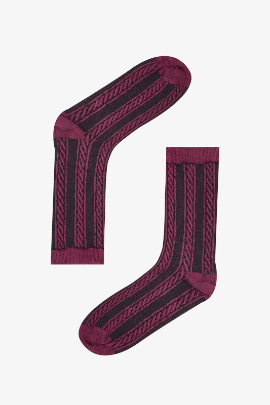 Bordo Soket Çorap - NBB