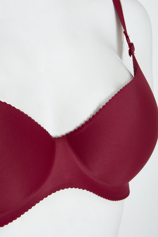 Bordo Sossa Lazer Kesim Sütyen - LOYA (1)