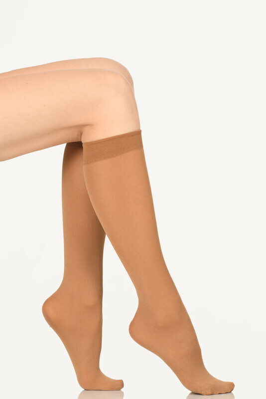 Bronz Süper İnce 15 Denye Burunsuz Pantolon Çorabı - NBB