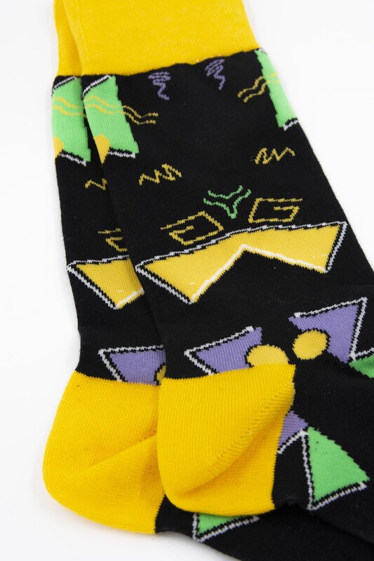 Desenli Soket Çorap - Thumbnail