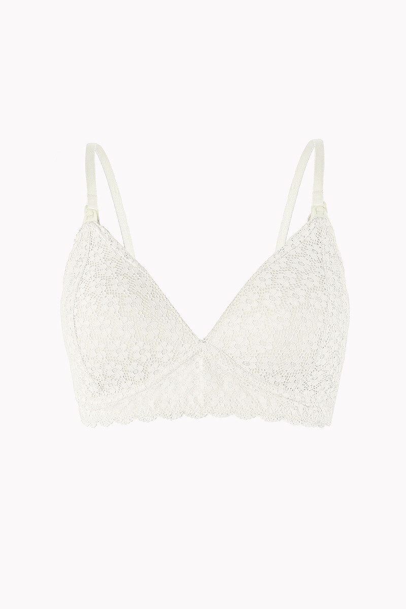 Ekru Breastfeeding Bra Emzirme Sütyeni - 1