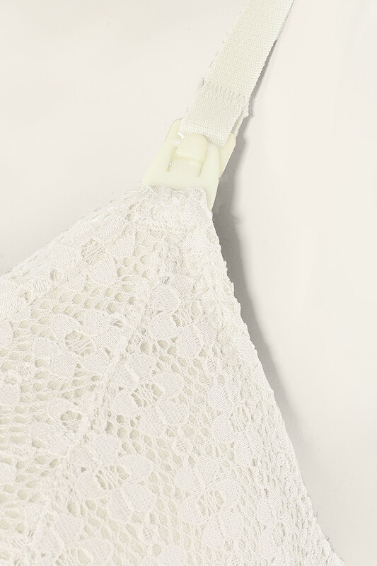 Ekru Breastfeeding Bra Emzirme Sütyeni - LOYA