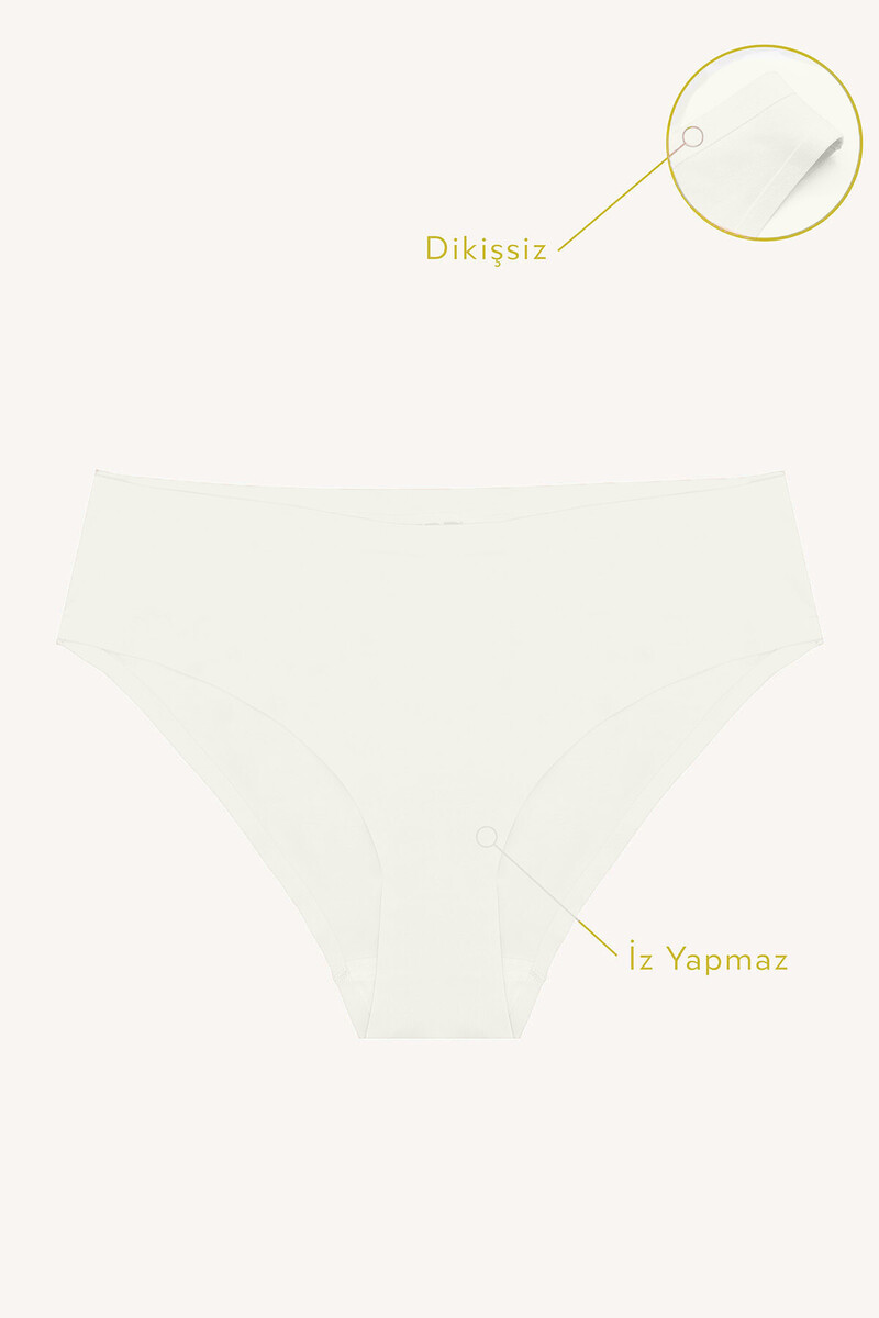 Ekru Cushy İz Yapmaz Külot - 3