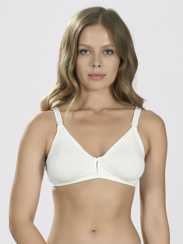 Ekru Dikişsiz Emzirme Sütyeni - NBB