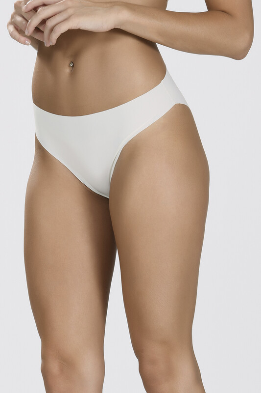 Ekru Görünmez İz Yapmaz Seamless Külot - NBB