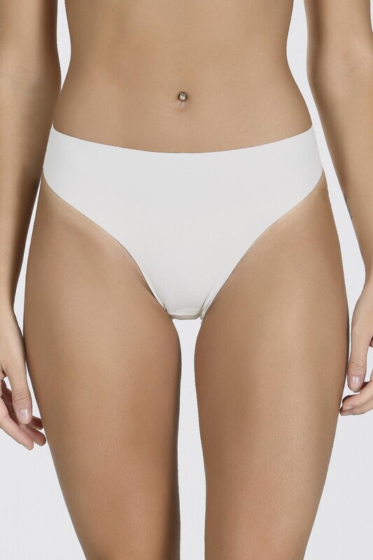 Ekru Görünmez İz Yapmaz Şort Külot - NBB