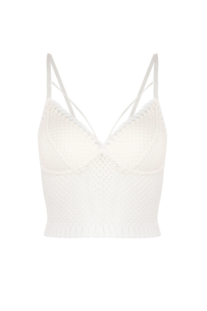 Ekru Helen Fileli Bralet Sütyen - 1