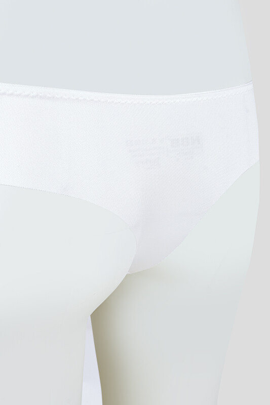 Ekru Lazer Kesim Dantelli String - NBB