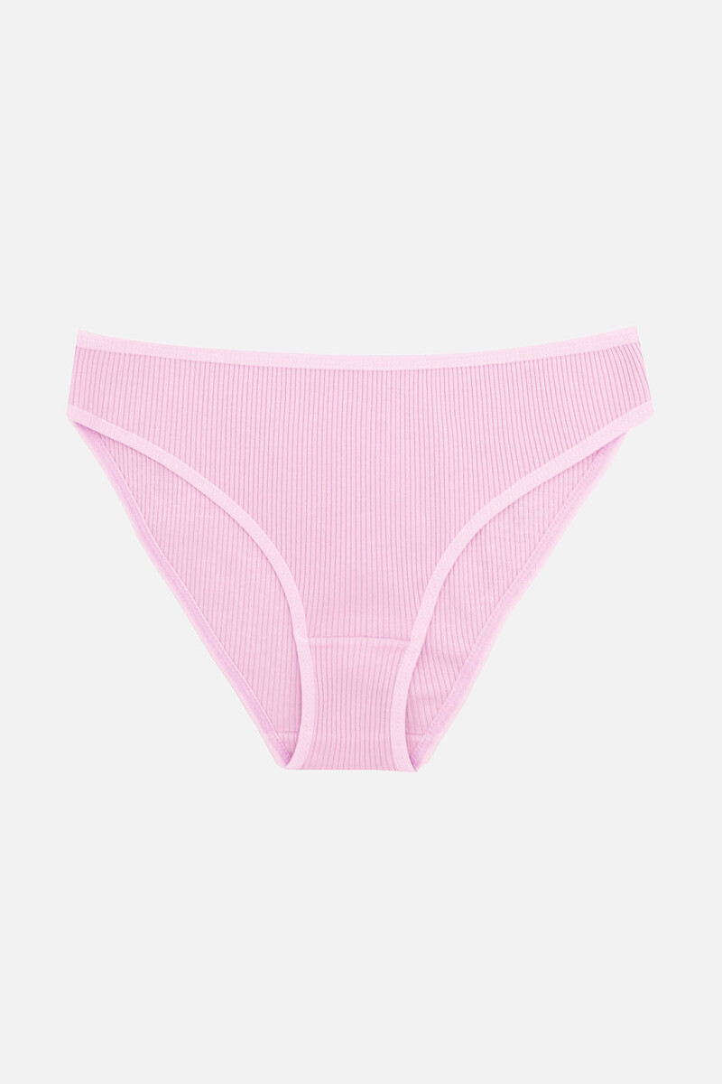 Ekru Lila Pembe 3'lü Basic Külot - 3
