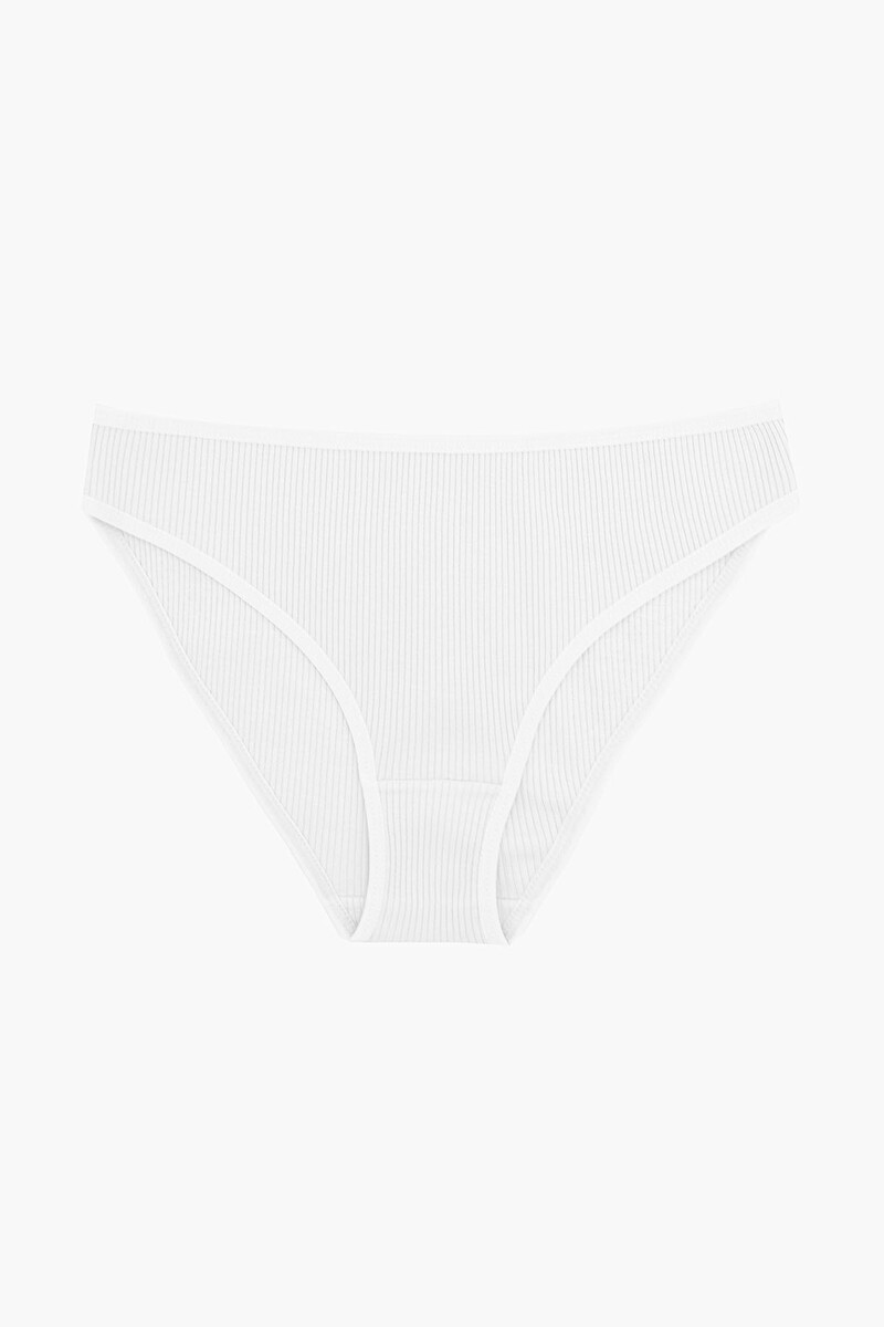 Ekru Lila Pembe 3'lü Basic Külot - 4
