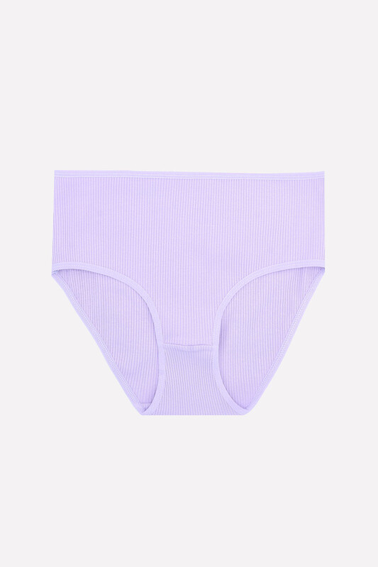 Ekru Lila Pembe 3'lü Yüksek Bel Külot - NBB