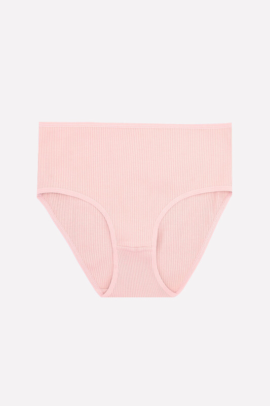 Ekru Lila Pembe 3'lü Yüksek Bel Külot - NBB