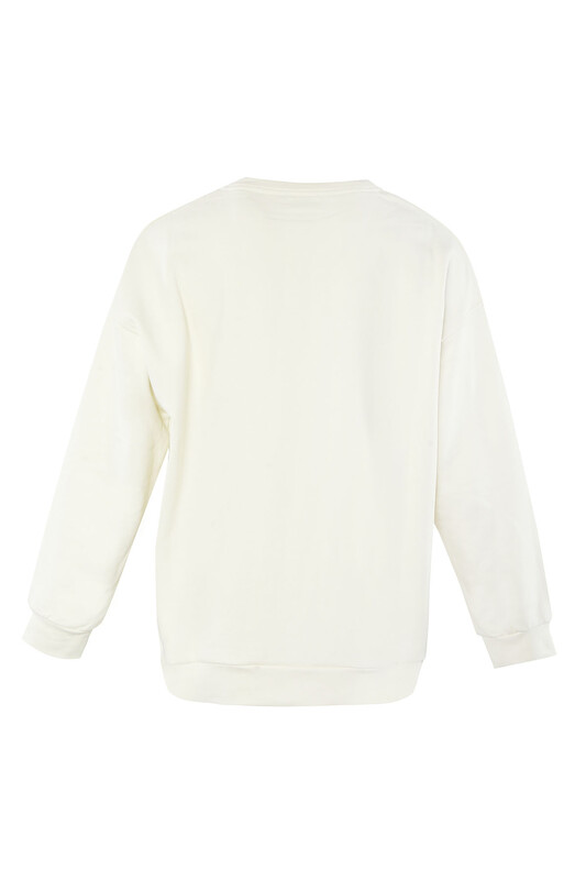Ekru San Francisco Baskılı Sweatshirt - Thumbnail