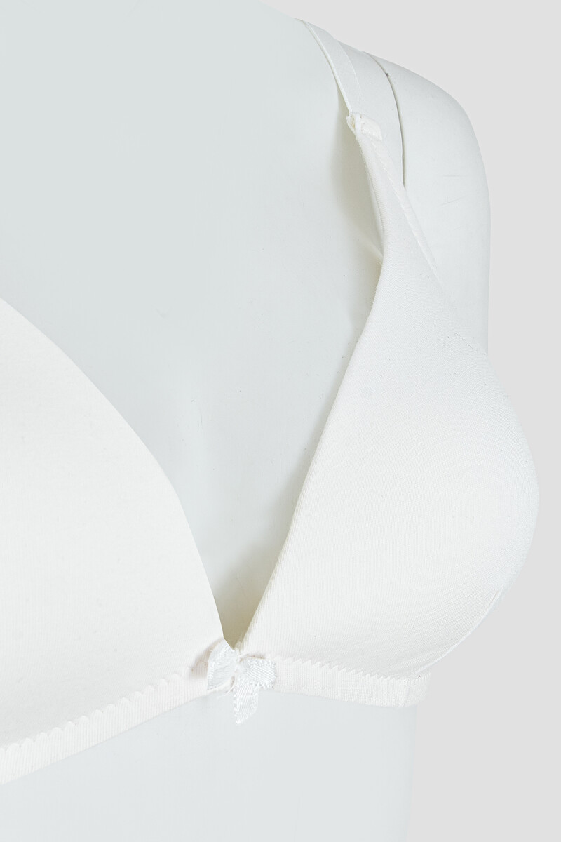Ekru Say Cotton Soft Sütyen - 2
