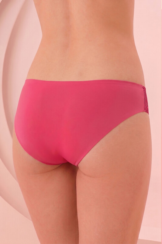 Fuşya Pinki Dantel V Slip - LOYA