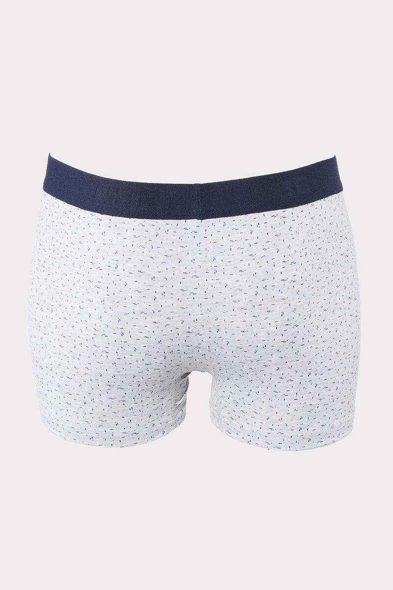 Gri Çizgi Desen Boxer - 3