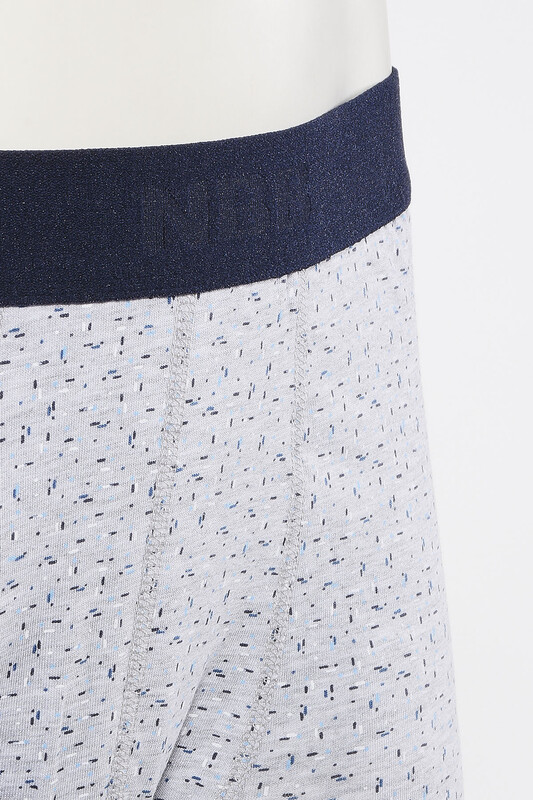 Gri Çizgi Desen Boxer - NBB