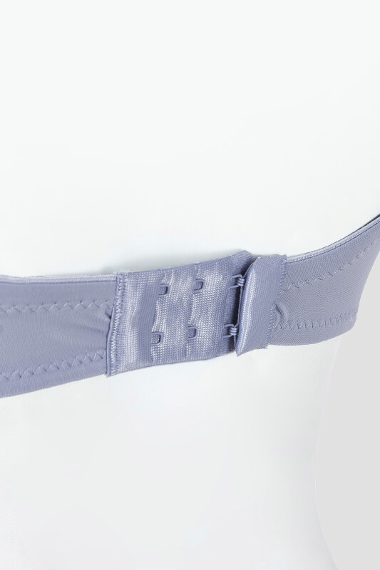 Gri Latina Destekli Straplez Sütyen - LOYA