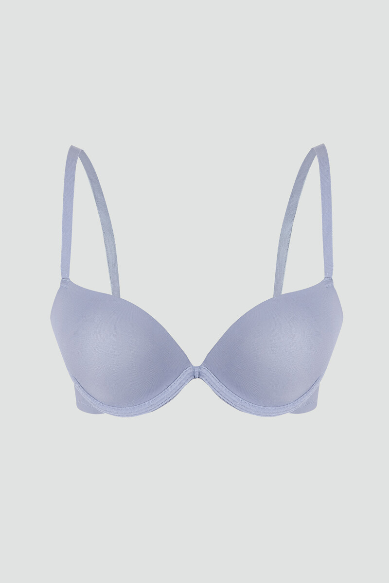 Gri Latina Double Push-Up Destekli Sütyen - 1