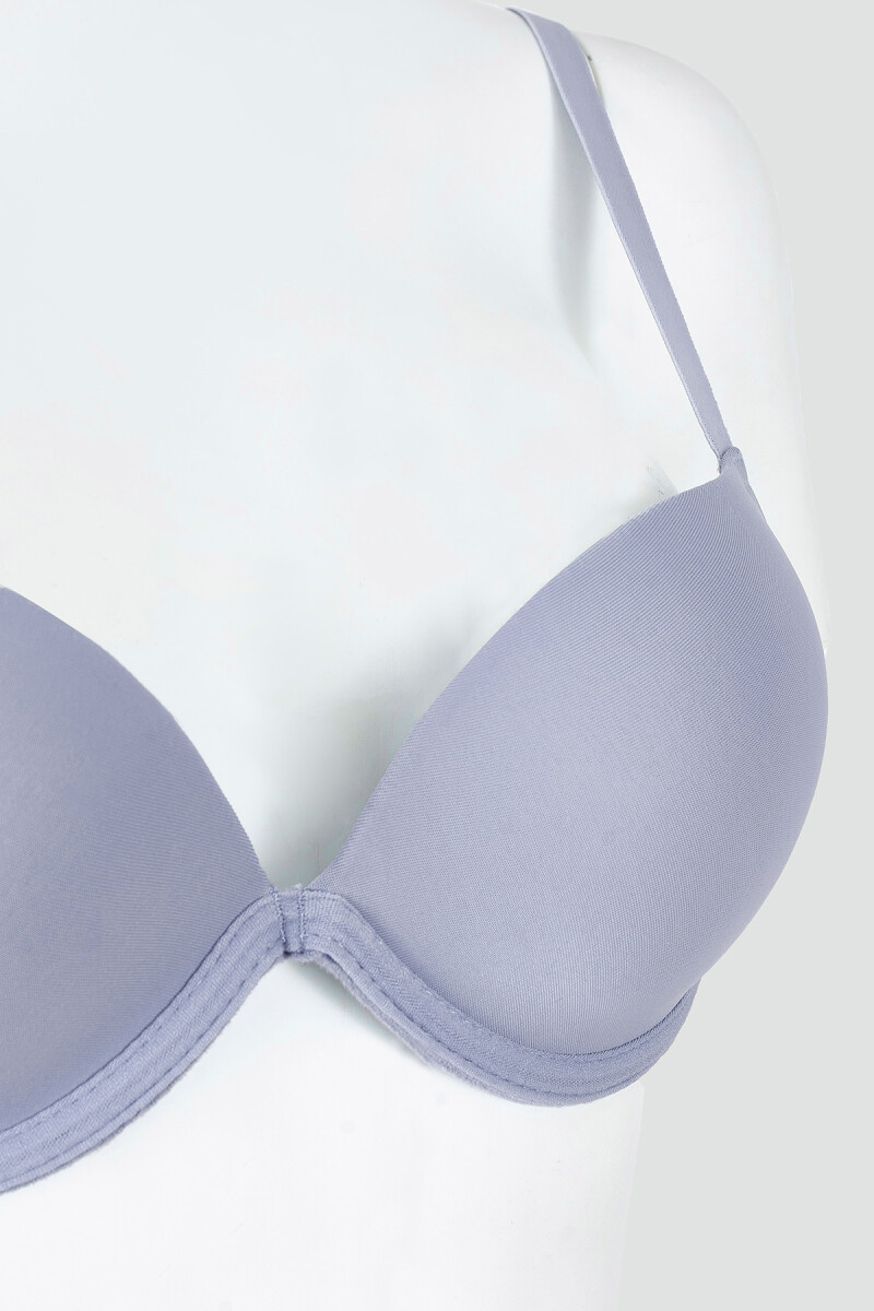 Gri Latina Double Push-Up Destekli Sütyen - 3