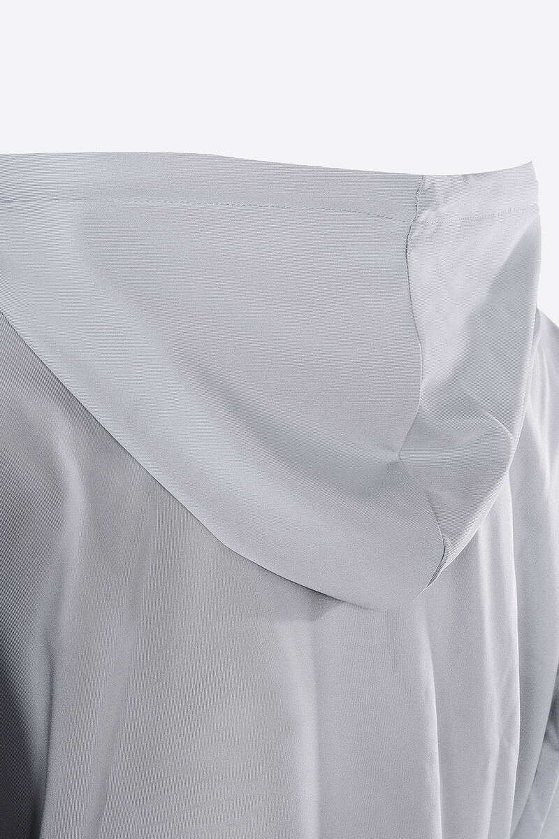 Gri Loya Start Kapüşonlu Oversize Sweatshirt - 3