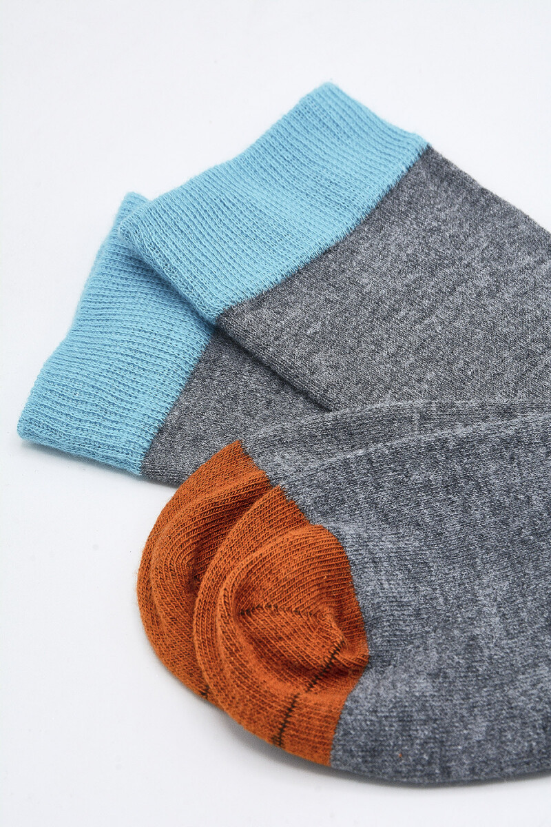 Gri Soket Çorap - 5