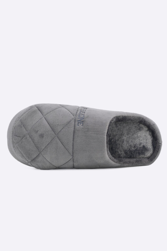 Gri Yumuşak Tabanlı Terlik - PIJAMONI