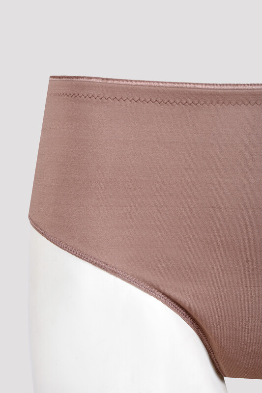 Koyu Kahve Barbara Yüksek Bel String Korse - LOYA (1)