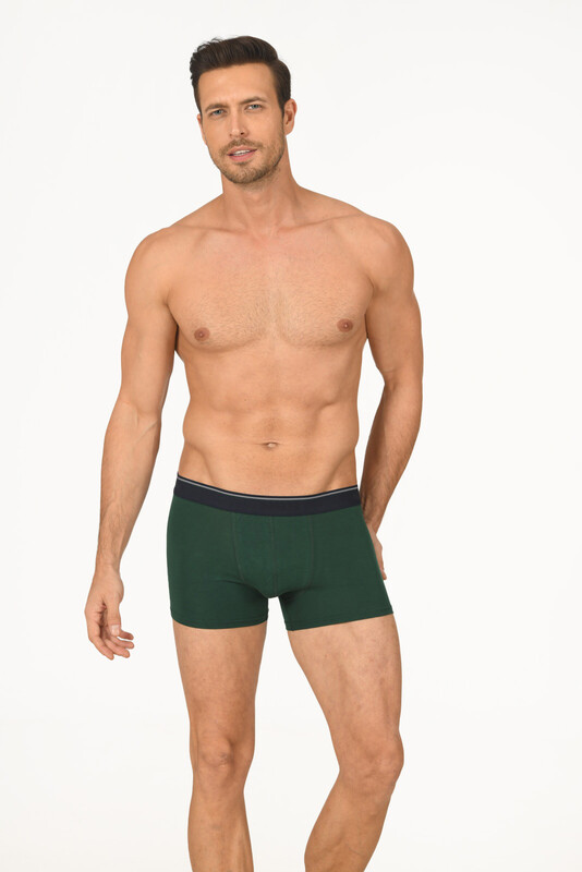 Koyu Yeşil Thin Line Boxer 