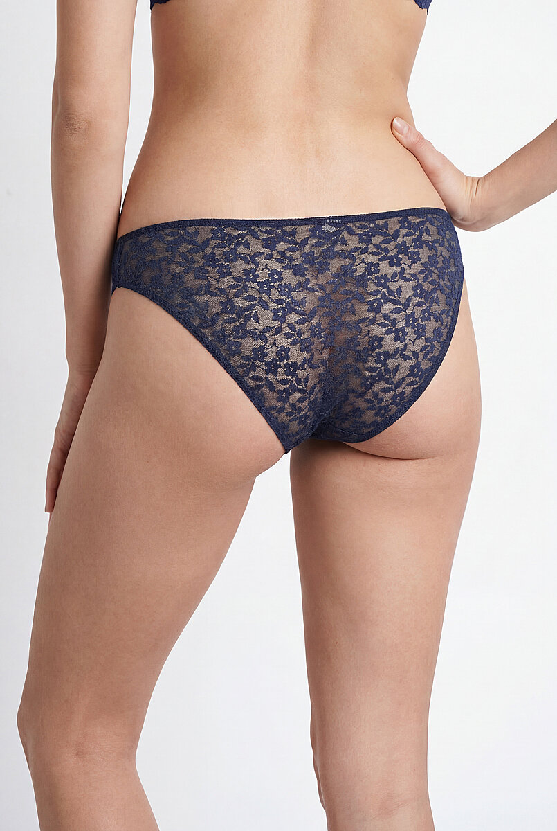 Lacivert Nirvana V Slip Külot - 3
