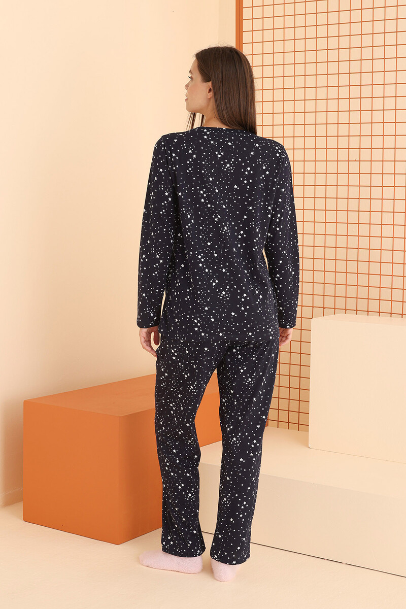 Lacivert Rabbit Pijama Takımı - 4