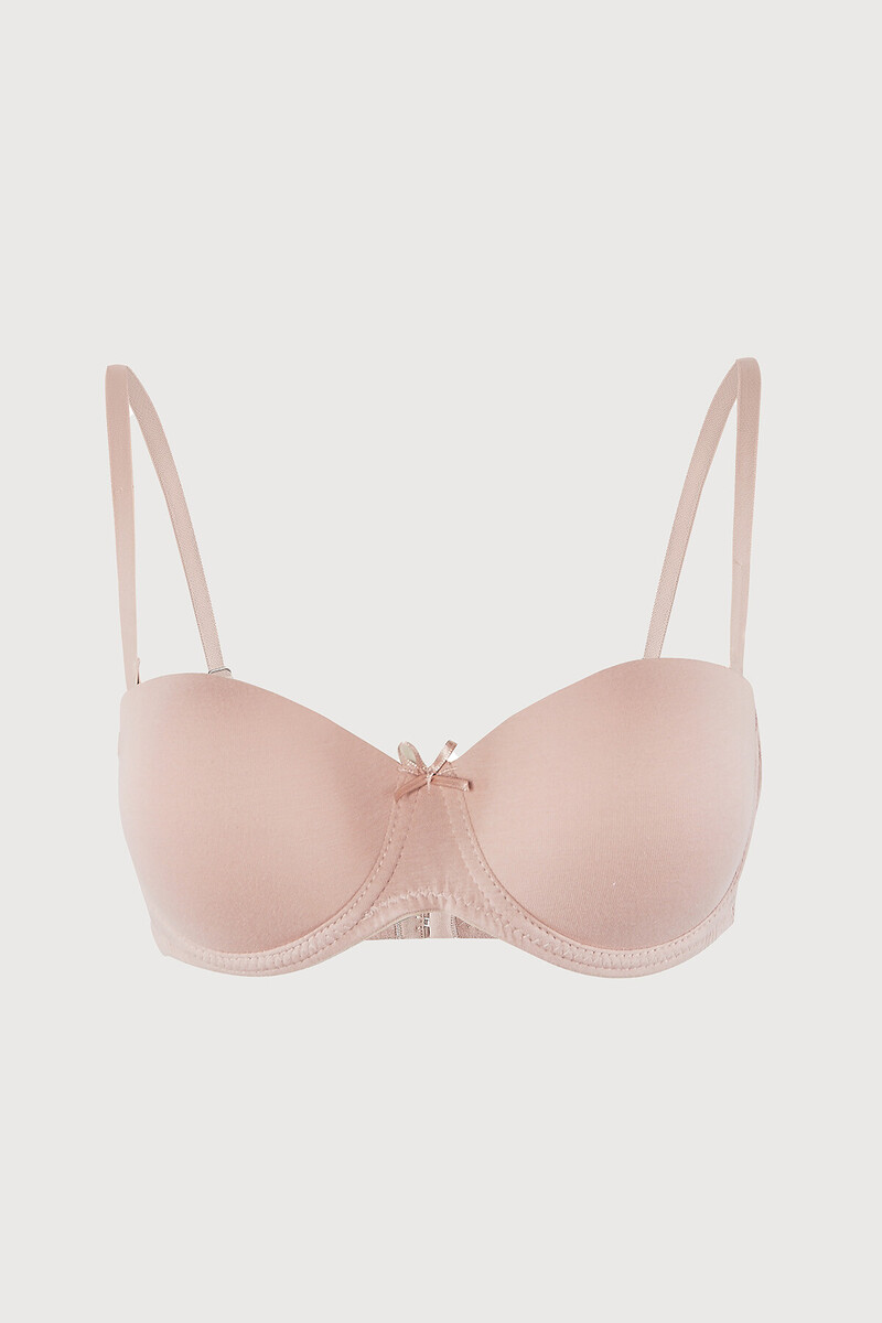 Lila Comfort Destekli Straplez Sütyen - 1